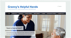 Desktop Screenshot of grannyshelpinghands.org